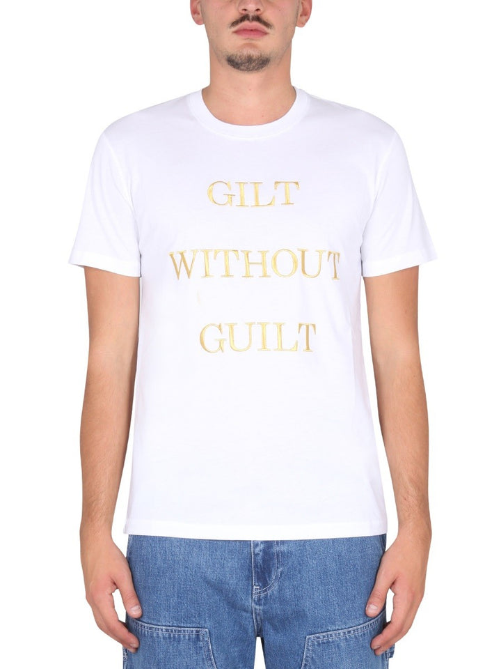 Moschino "GUILT WITHOUT GUILT" T-SHIRT