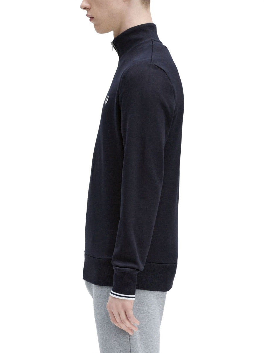FRED PERRY HALF ZIPPER SWEATSHIRT