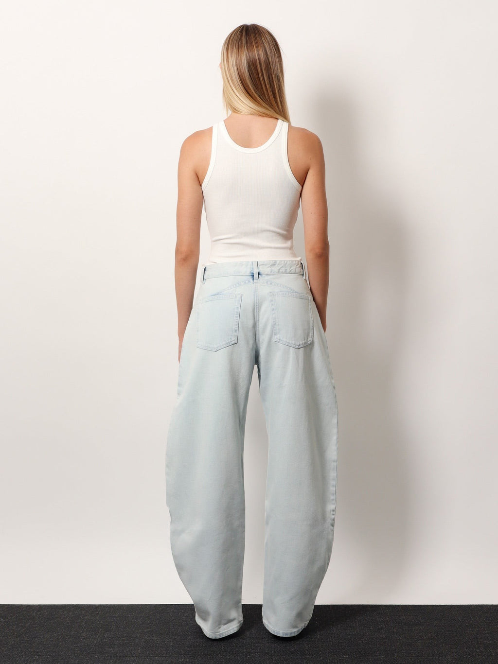 ALAIA Halter cotton and viscose bodysuit