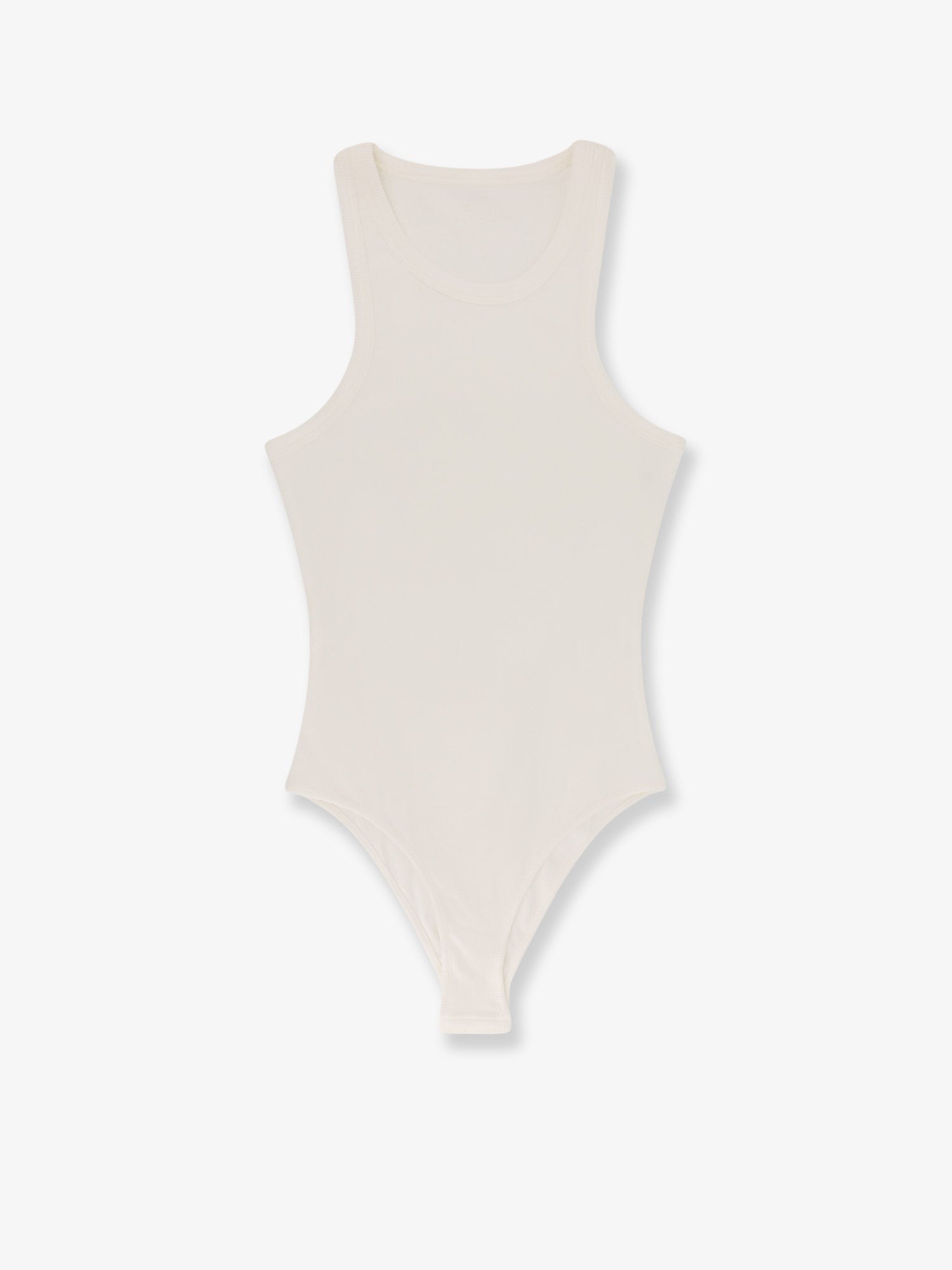 ALAIA Halter cotton and viscose bodysuit