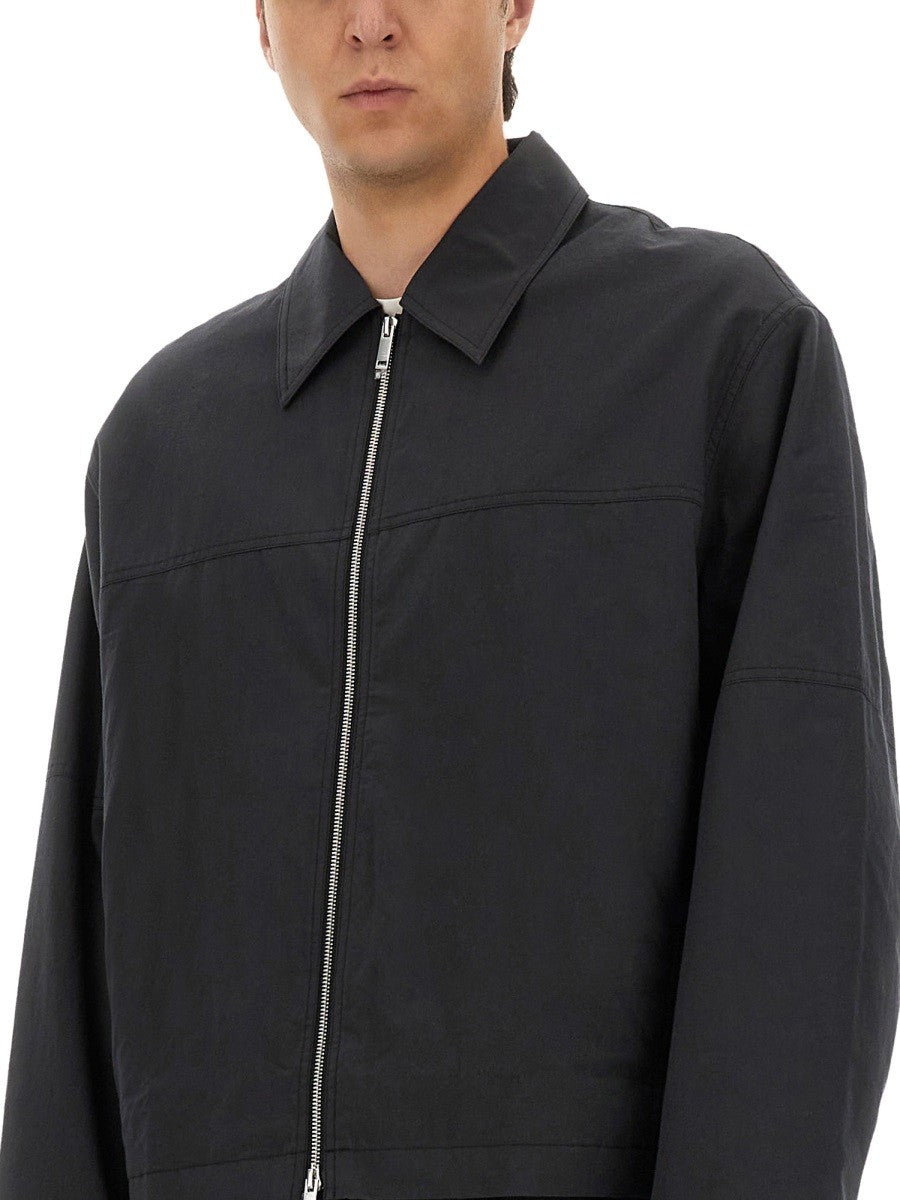 STUDIO NICHOLSON HARRINGTON JACKET WITH ZIPPER