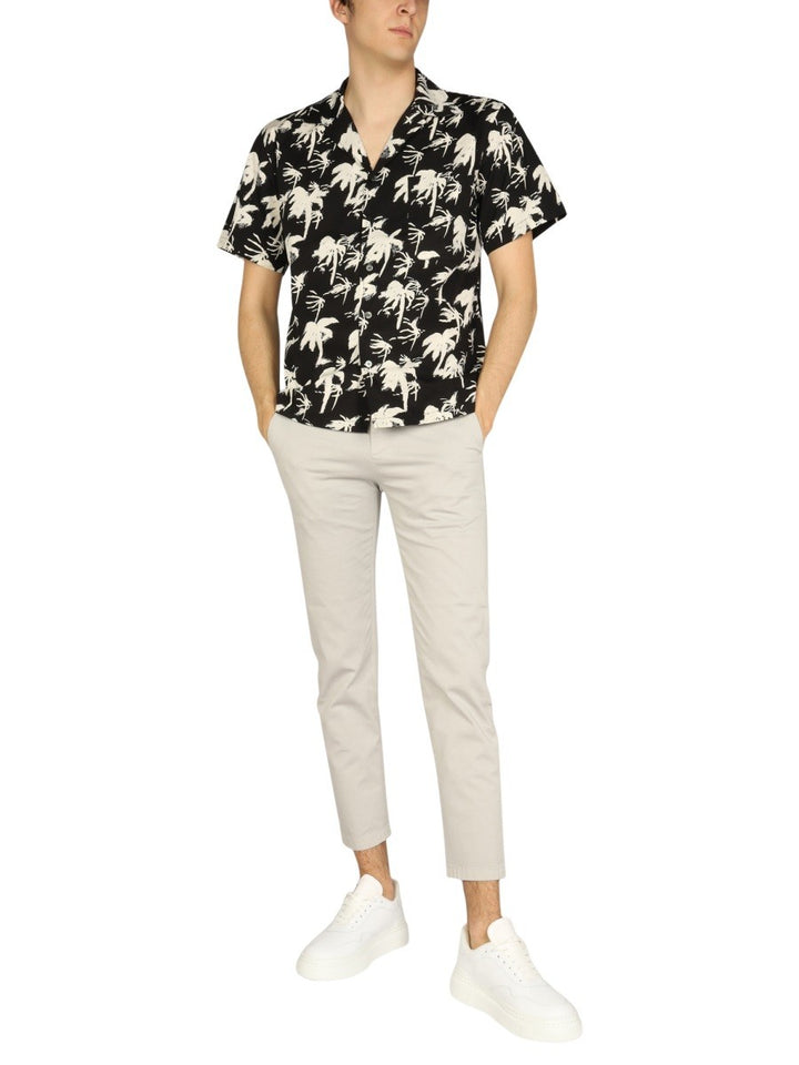 DEPARTMENT FIVE HAWAIIAN LOGO PRINT SHIRT