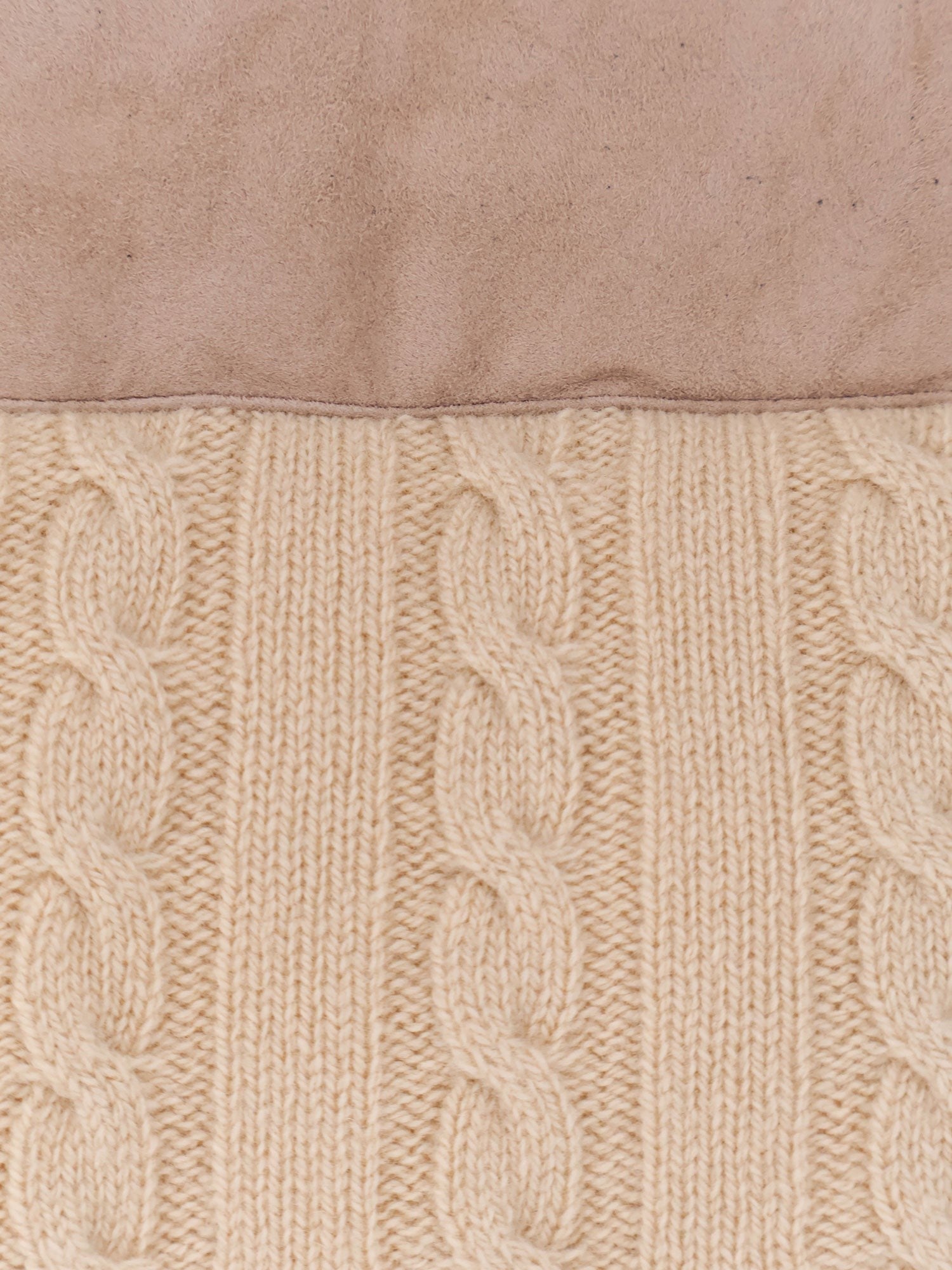 Boss Heat virgin wool and cashmere jacket with suede inserts