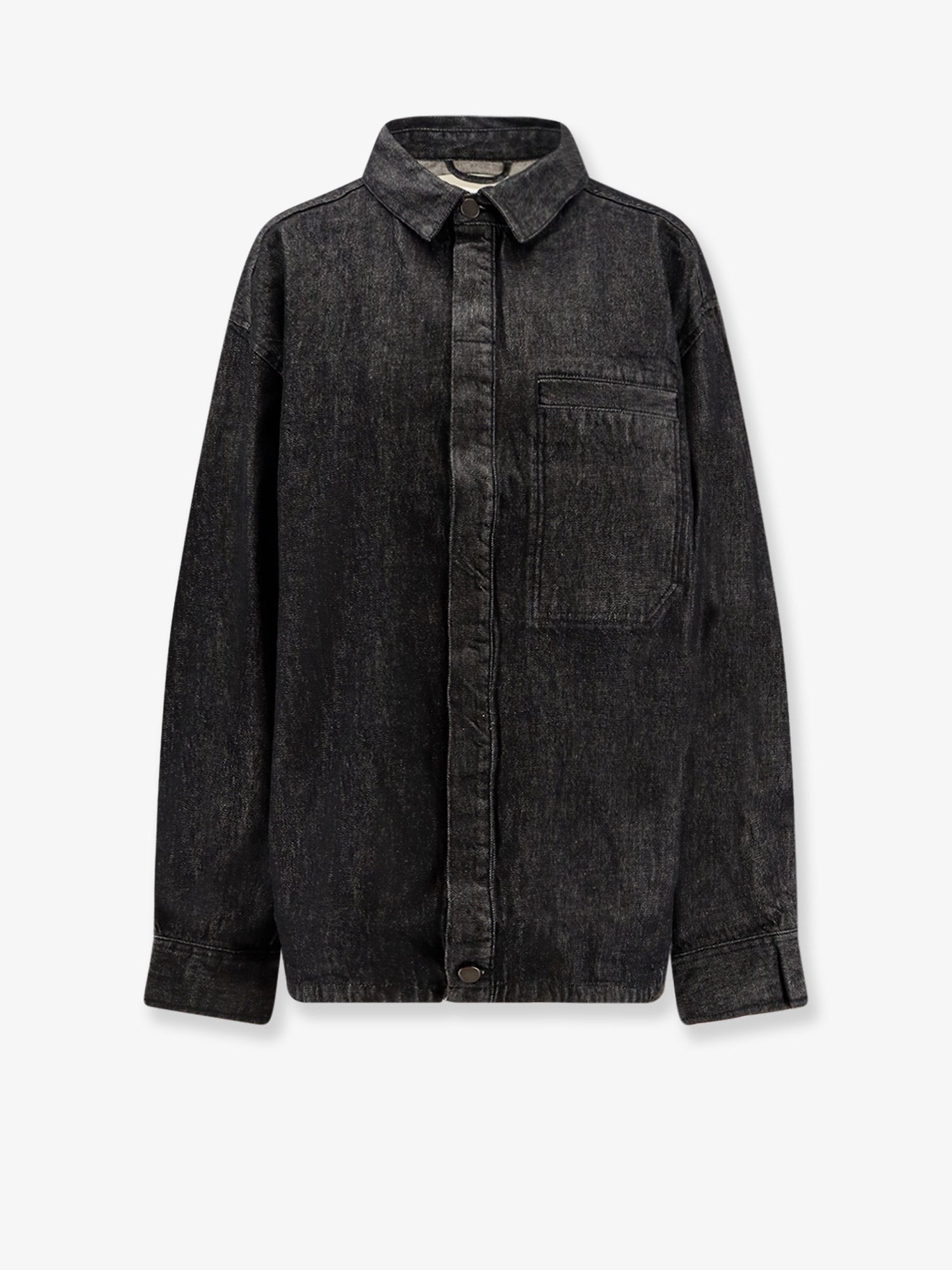 ENTIRE STUDIOS Herculean black denim shirt/jacket