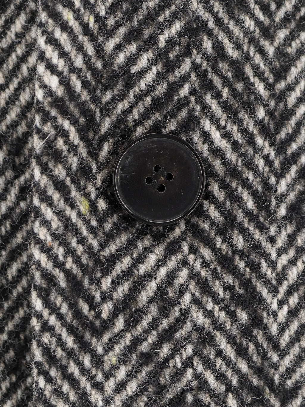 AMARANTO Herringbone pattern wool coat