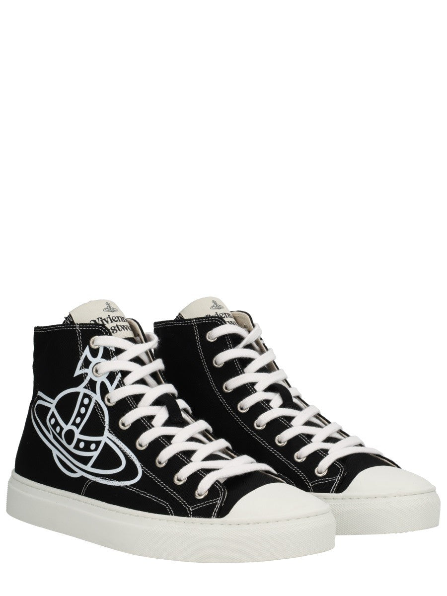 Vivienne Westwood "HIGH TOP PLIMSOLL" SNEAKER