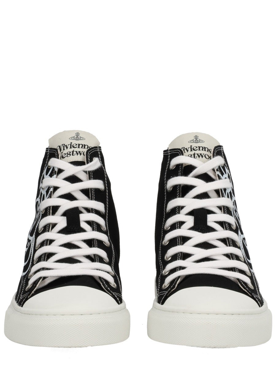 Vivienne Westwood "HIGH TOP PLIMSOLL" SNEAKER