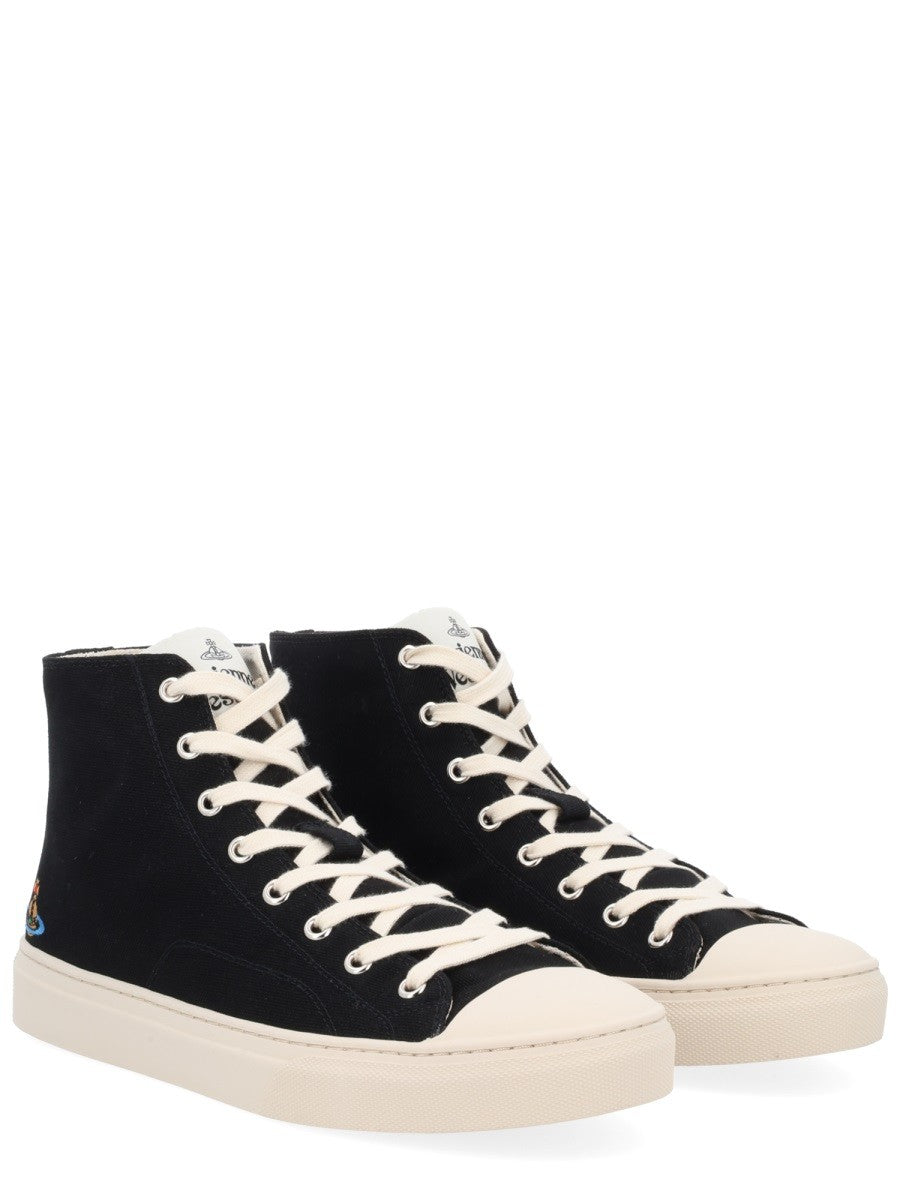 Vivienne Westwood "HIGH TOP PLIMSOLL" SNEAKER