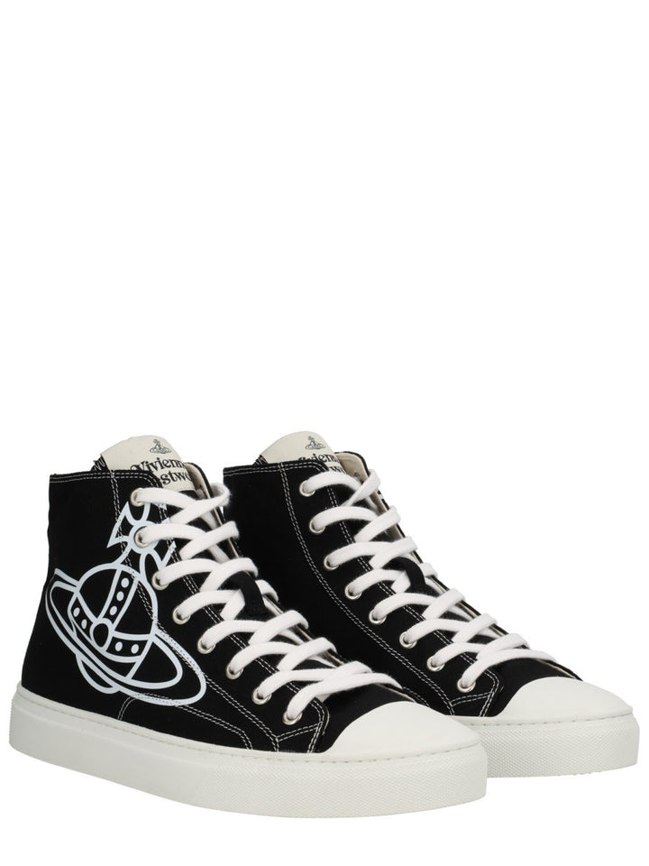 Vivienne Westwood "HIGH TOP PLIMSOLL" SNEAKER