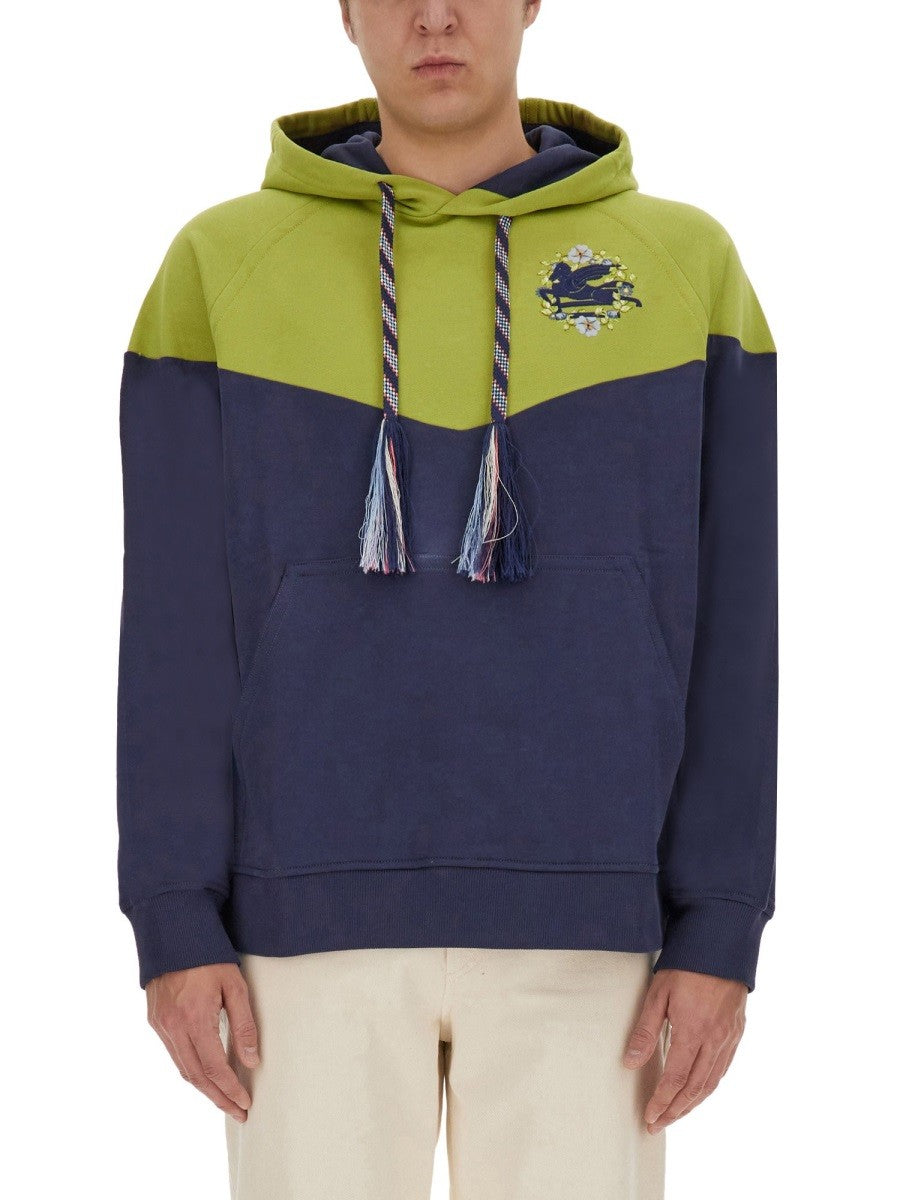 Etro HOODED SWEATSHIRT WITH LOGO