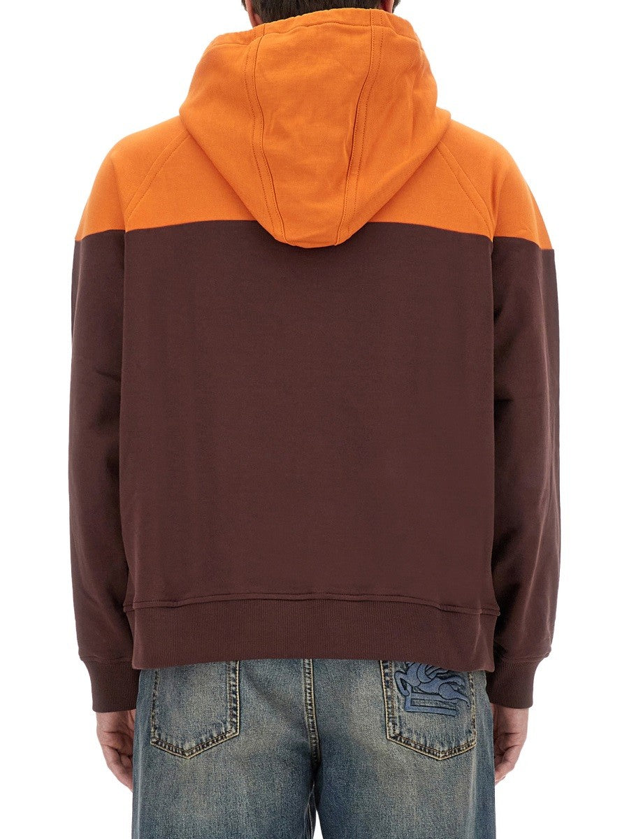 Etro HOODED SWEATSHIRT WITH LOGO