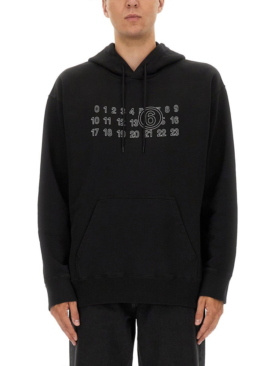 MM6 MAISON MARGIELA HOODIE WITH PRINT