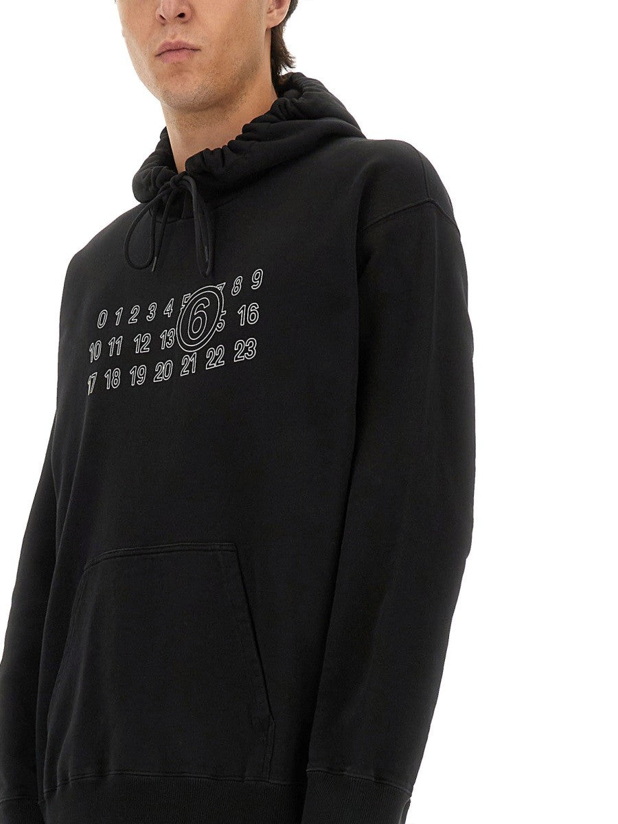 MM6 MAISON MARGIELA HOODIE WITH PRINT