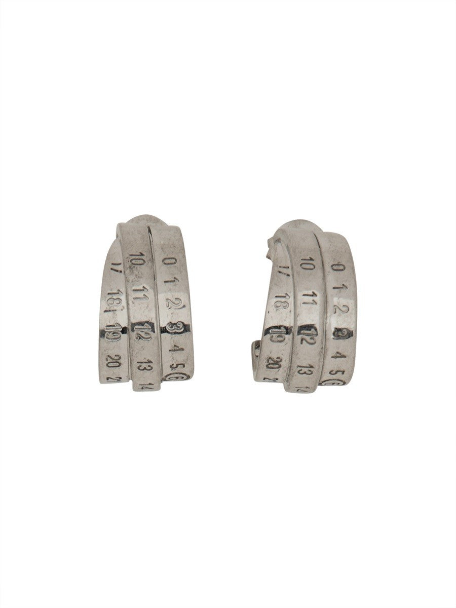 MM6 MAISON MARGIELA HOOP EARRINGS