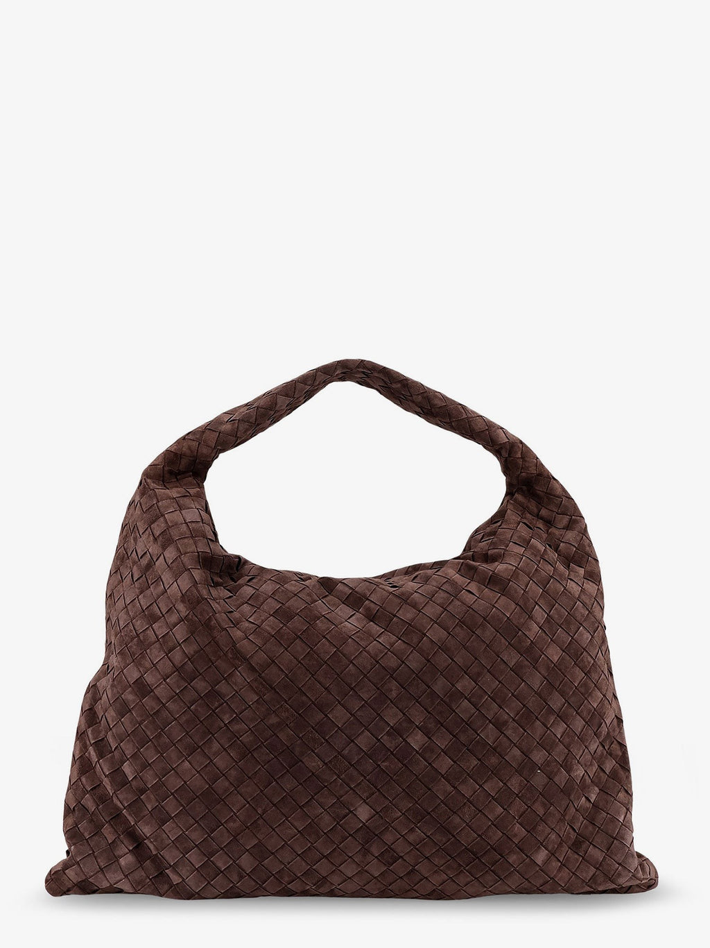 Bottega Veneta Hop suede shoulder bag with Intrecciato motif