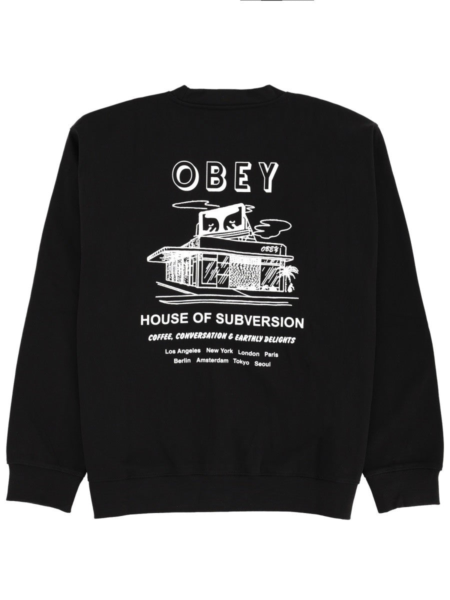 OBEY "HOUSE OF SUBVERSION" SWEATSHIRT