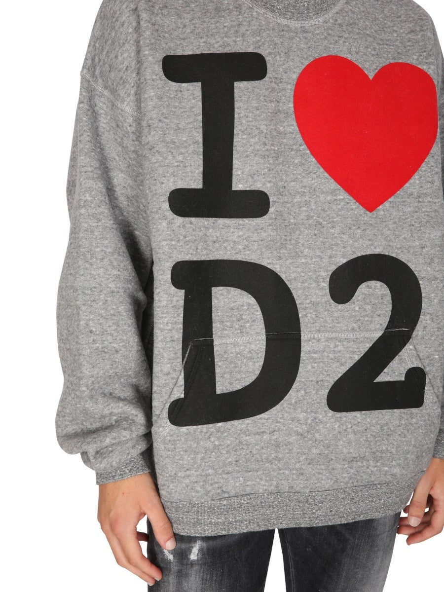 Dsquared I LOVE D2 SWEATSHIRT