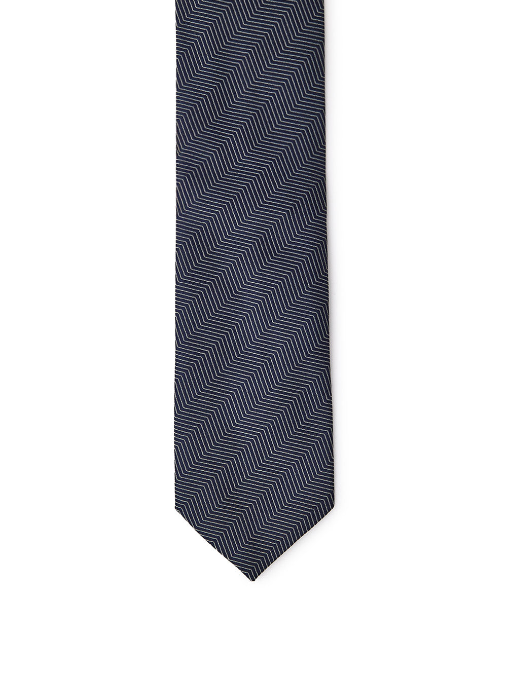 Jil Sander Blue Silk Tie 7cm