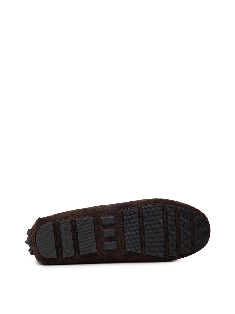 Bally Men's Brown Suede Loafers with Gold Logo – Siebentaschen