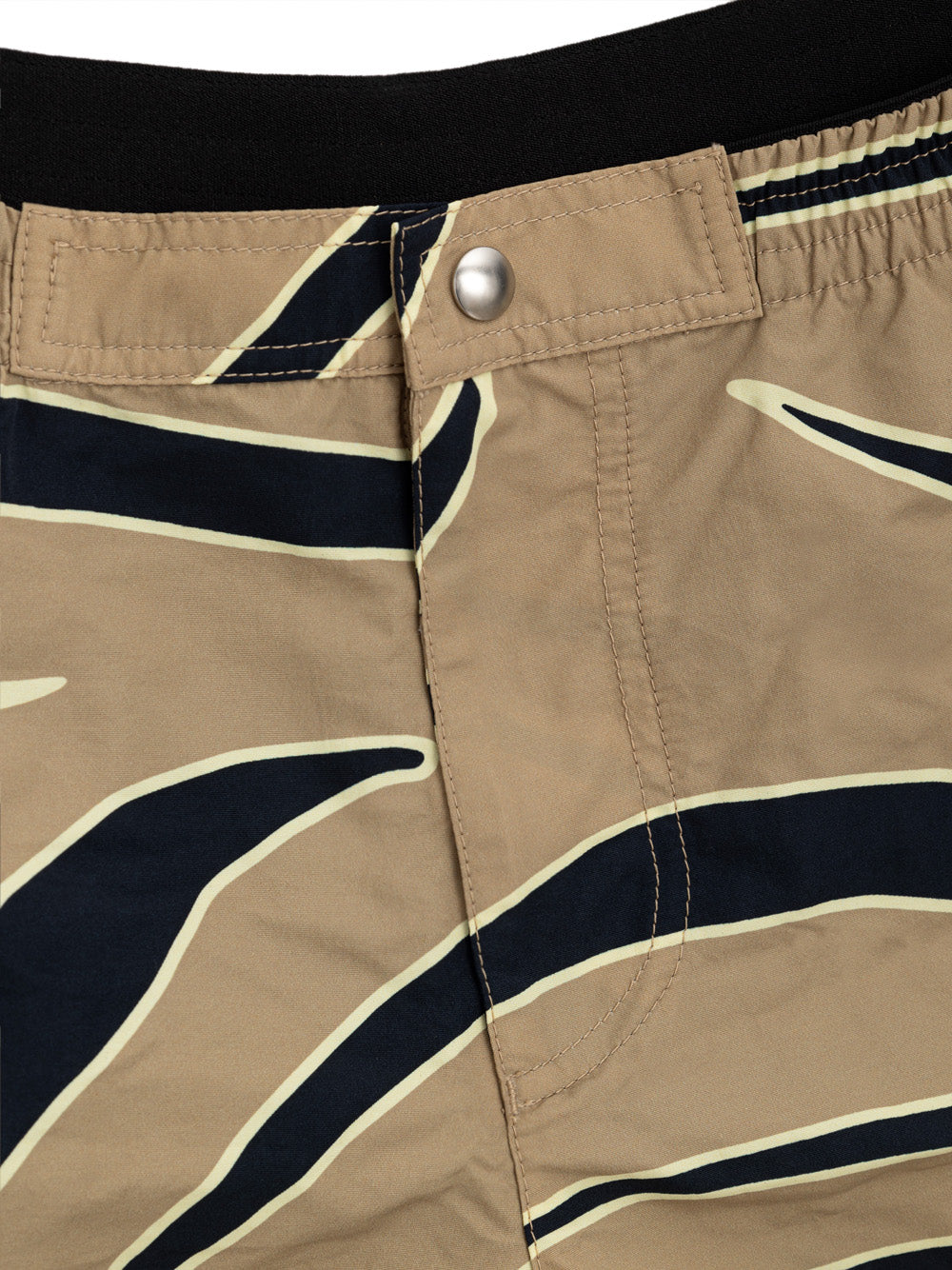 Bottega Veneta Animalier Print Swim Shorts in Beige and Navy – Siebentaschen