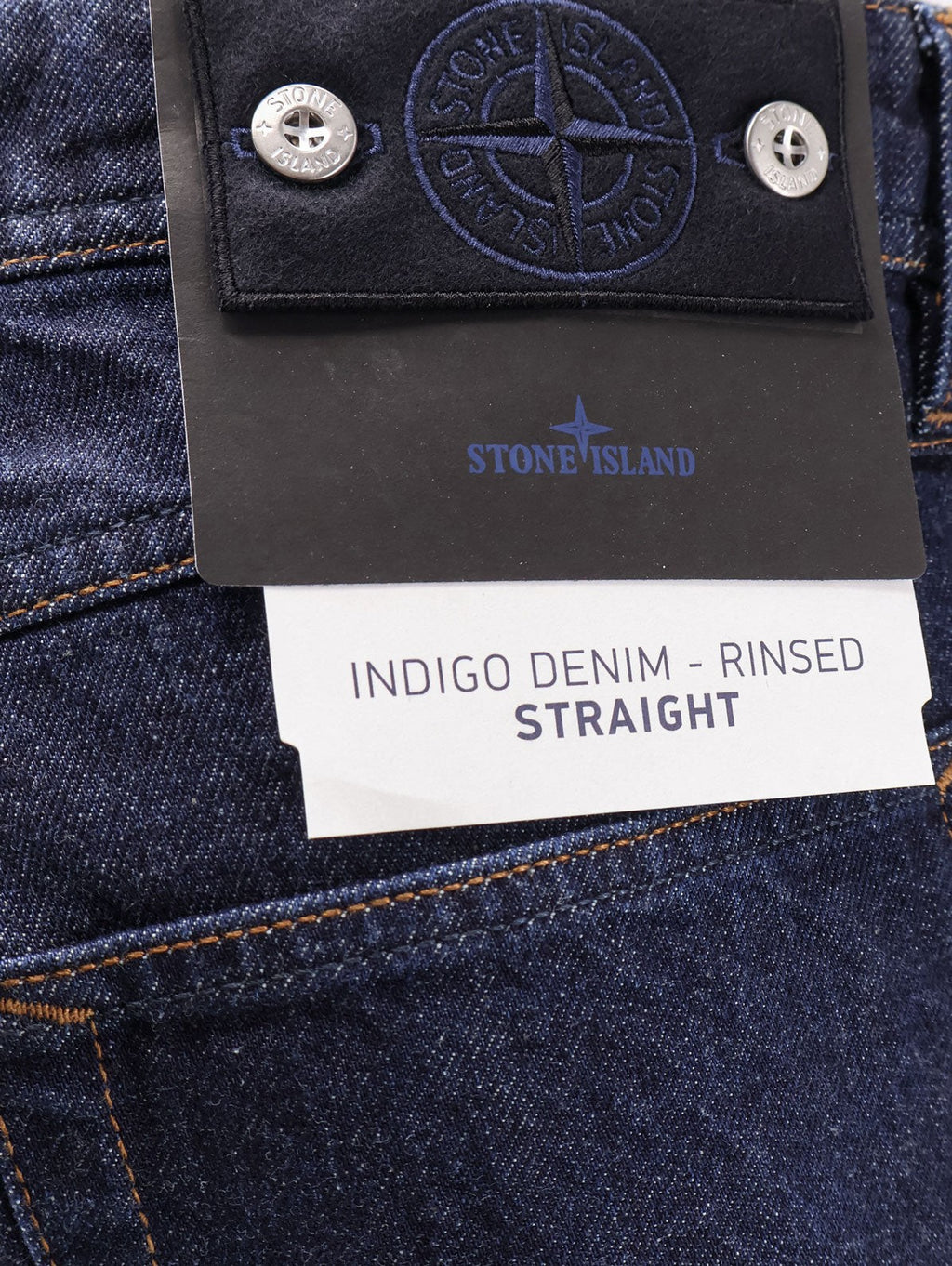 STONE ISLAND DENIM RESEARCH Indigo Denim-Rinsed jeans