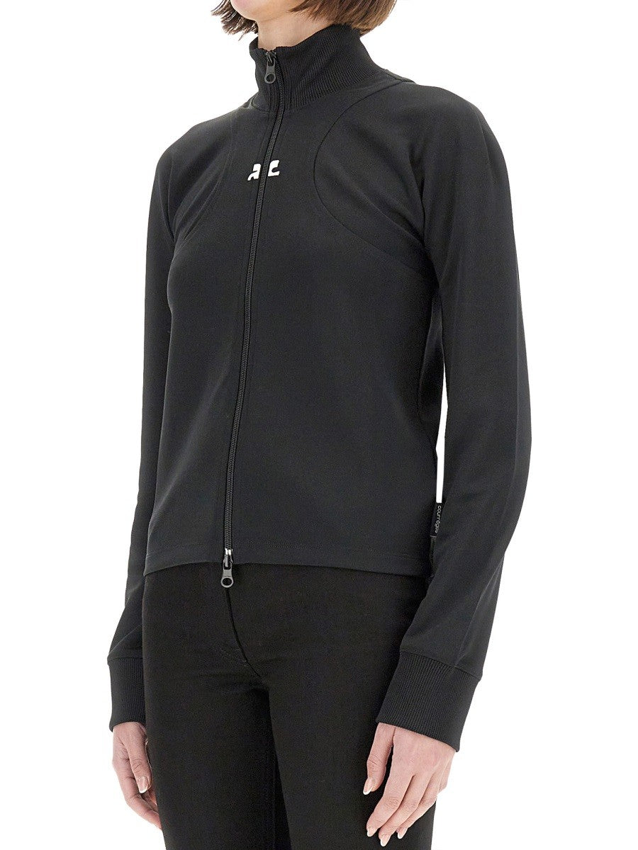 COURREGES INTERLOCK SCUBA JACKET