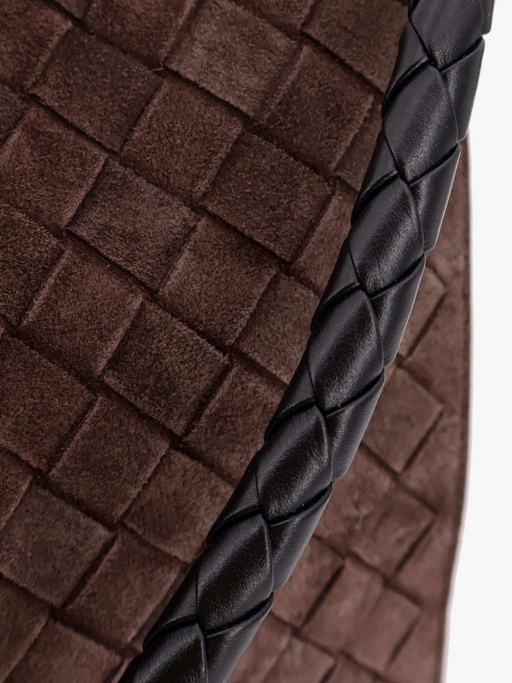 Bottega Veneta Intrecciato suede shoulder bag