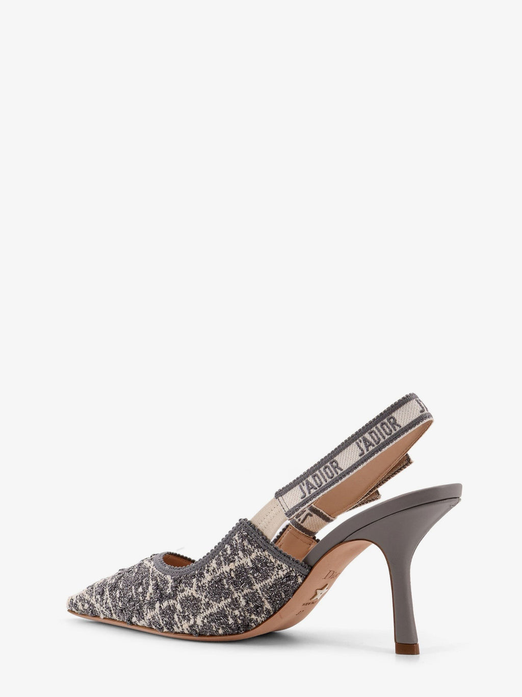 Dior J'Adior cannage tweed slingback pumps
