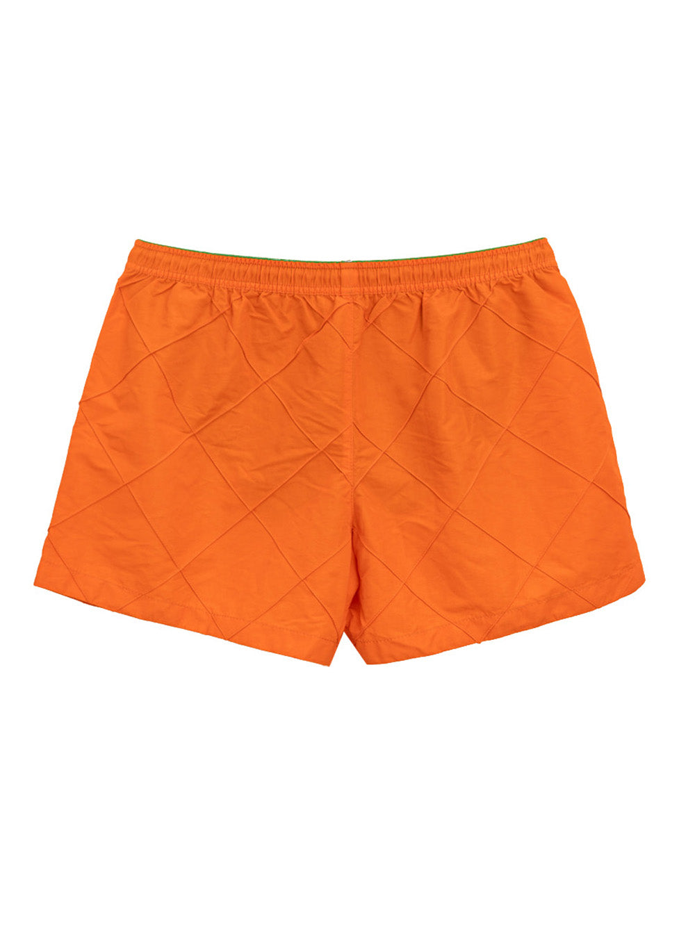 Bottega Veneta Orange Weave Swim Trunks