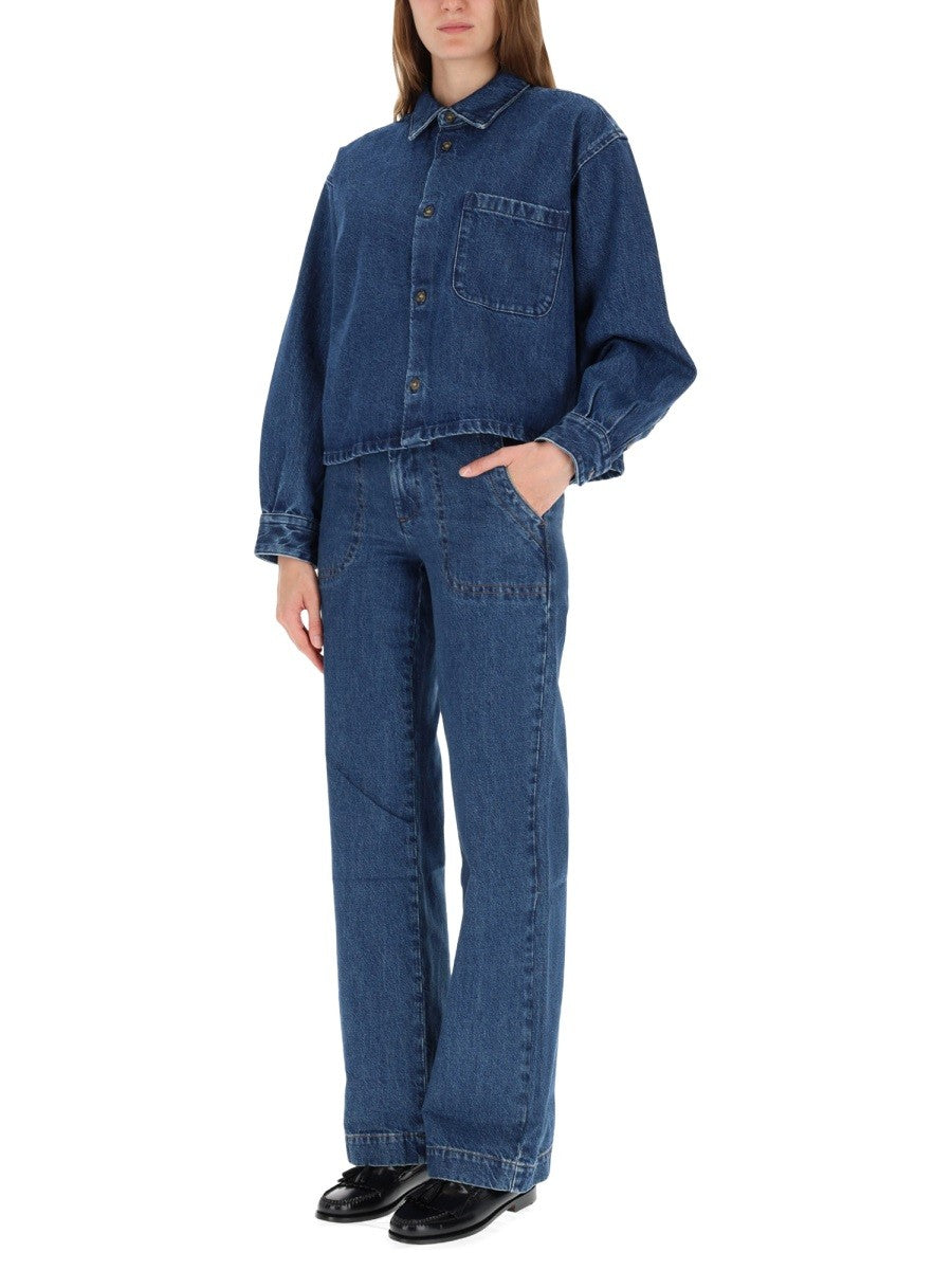 A.P.C. JACKET SHIRT "SAMANTHA"