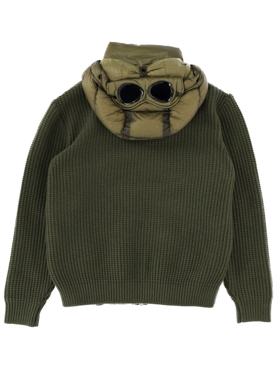 C.P. COMPANY JACKET WITH GLASSES