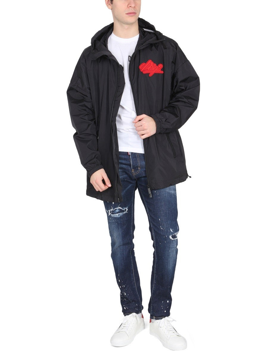 Dsquared JACKET WITH LOGO PATCH