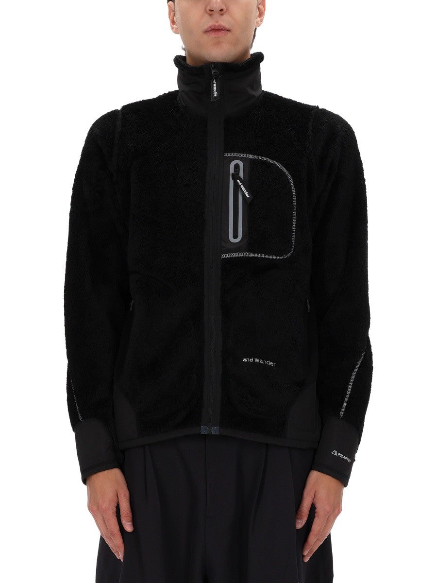 AND WANDER JACKET WITH LOGO