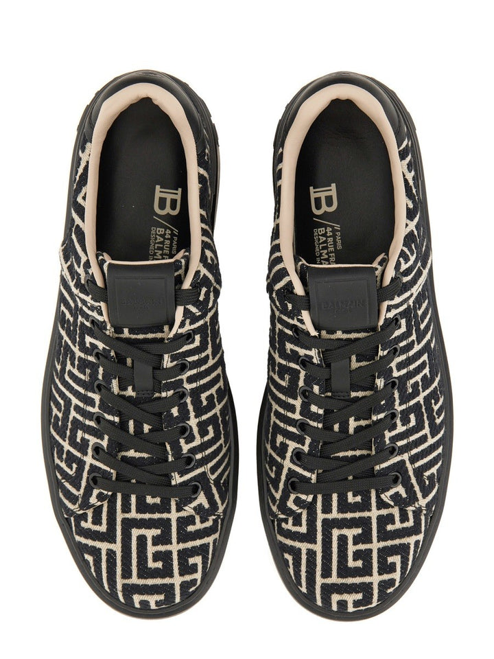 Balmain JACQUARD "B-COURT" SNEAKERS