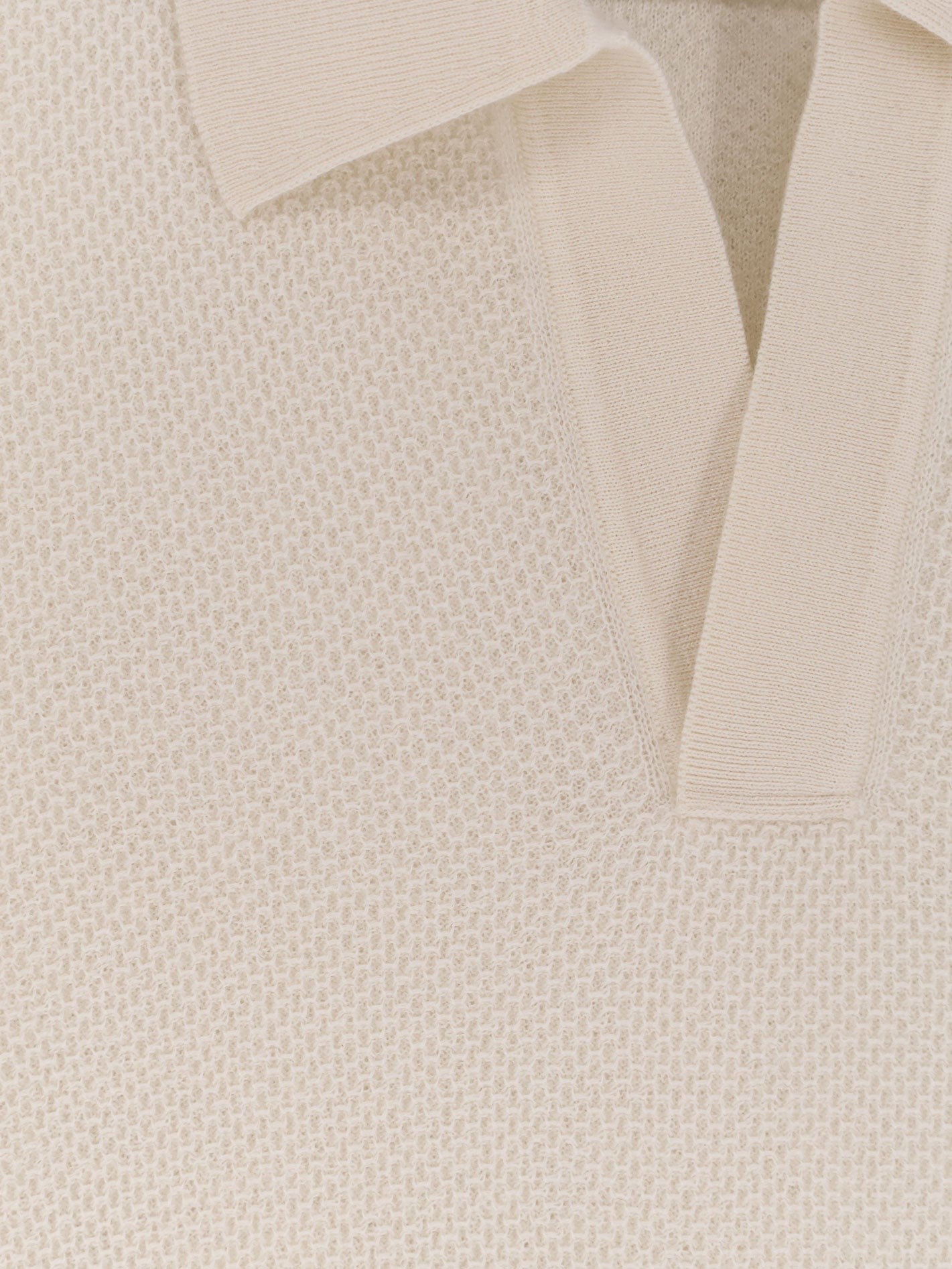 Zegna Jacquard cashmere polo sweater