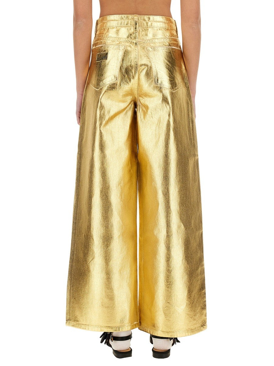 GANNI JEANS WIDE LEG