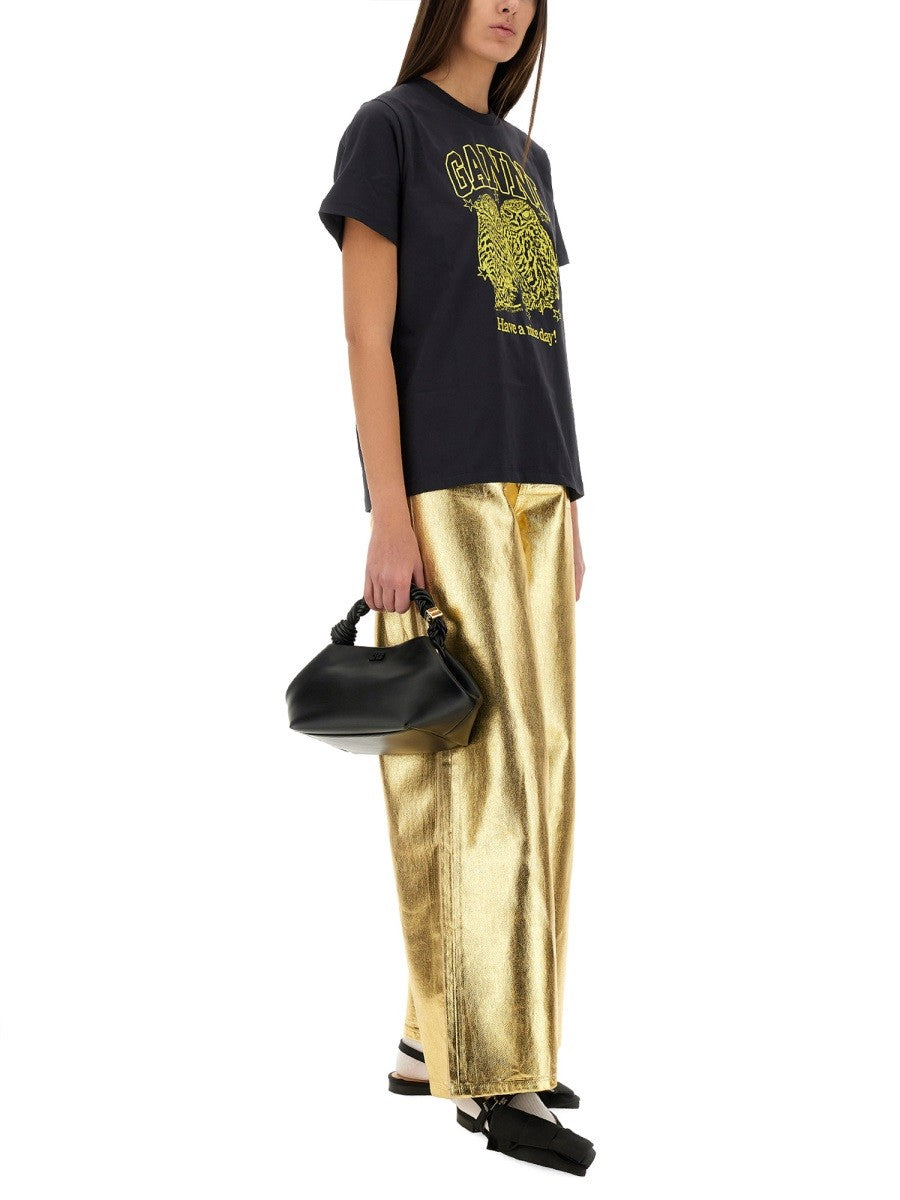 GANNI JEANS WIDE LEG