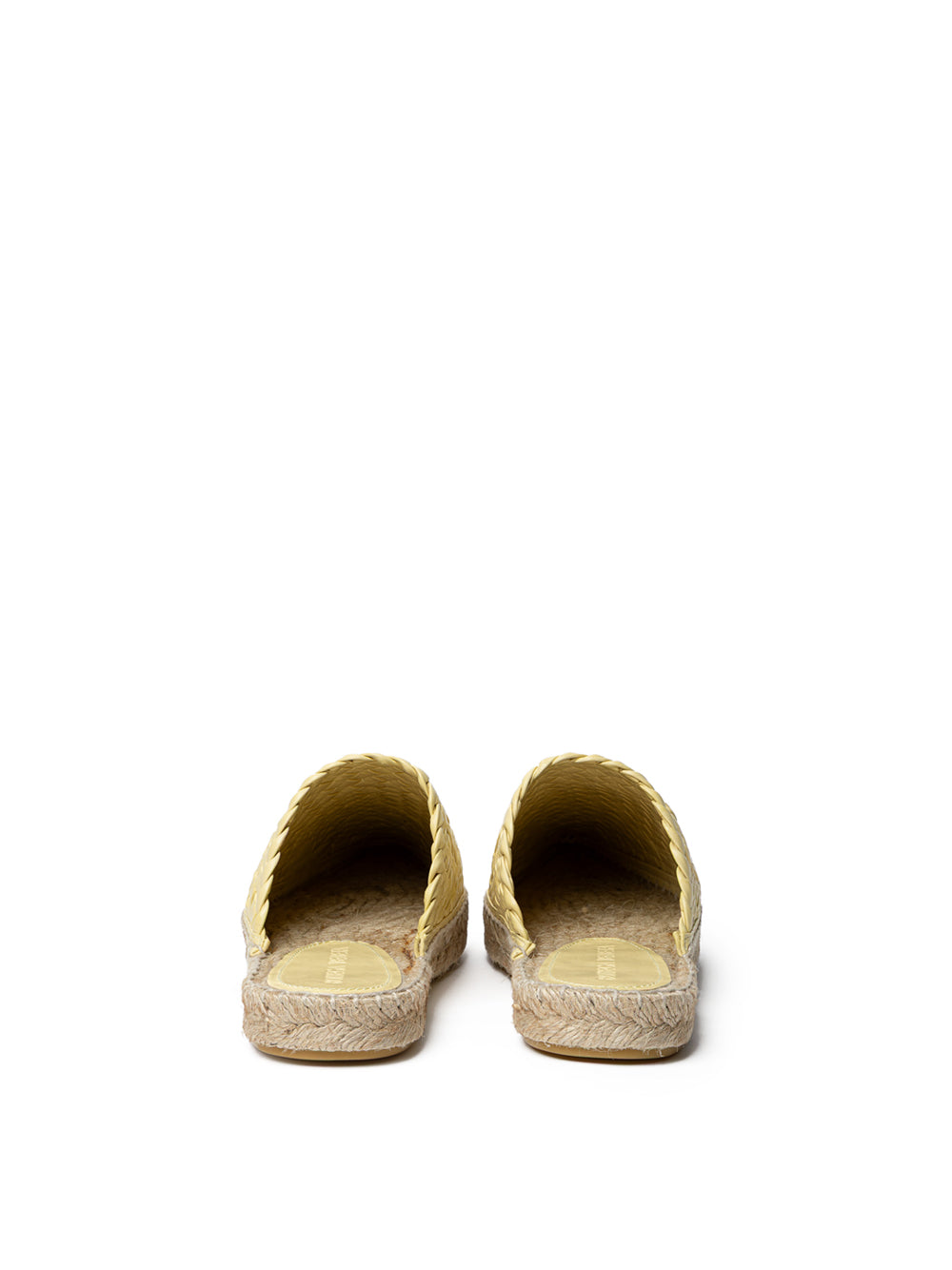 Bottega Veneta Lagoon Yellow Intrecciato Espadrilles – Pointed Toe – Siebentaschen