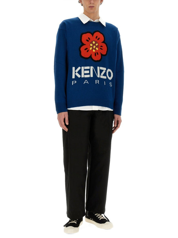 Kenzo JERSEY WITH EMBROIDERY BOKE FLOWER