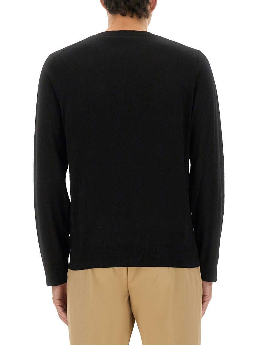 PAUL SMITH JERSEY WITH STRIPED DETAIL
