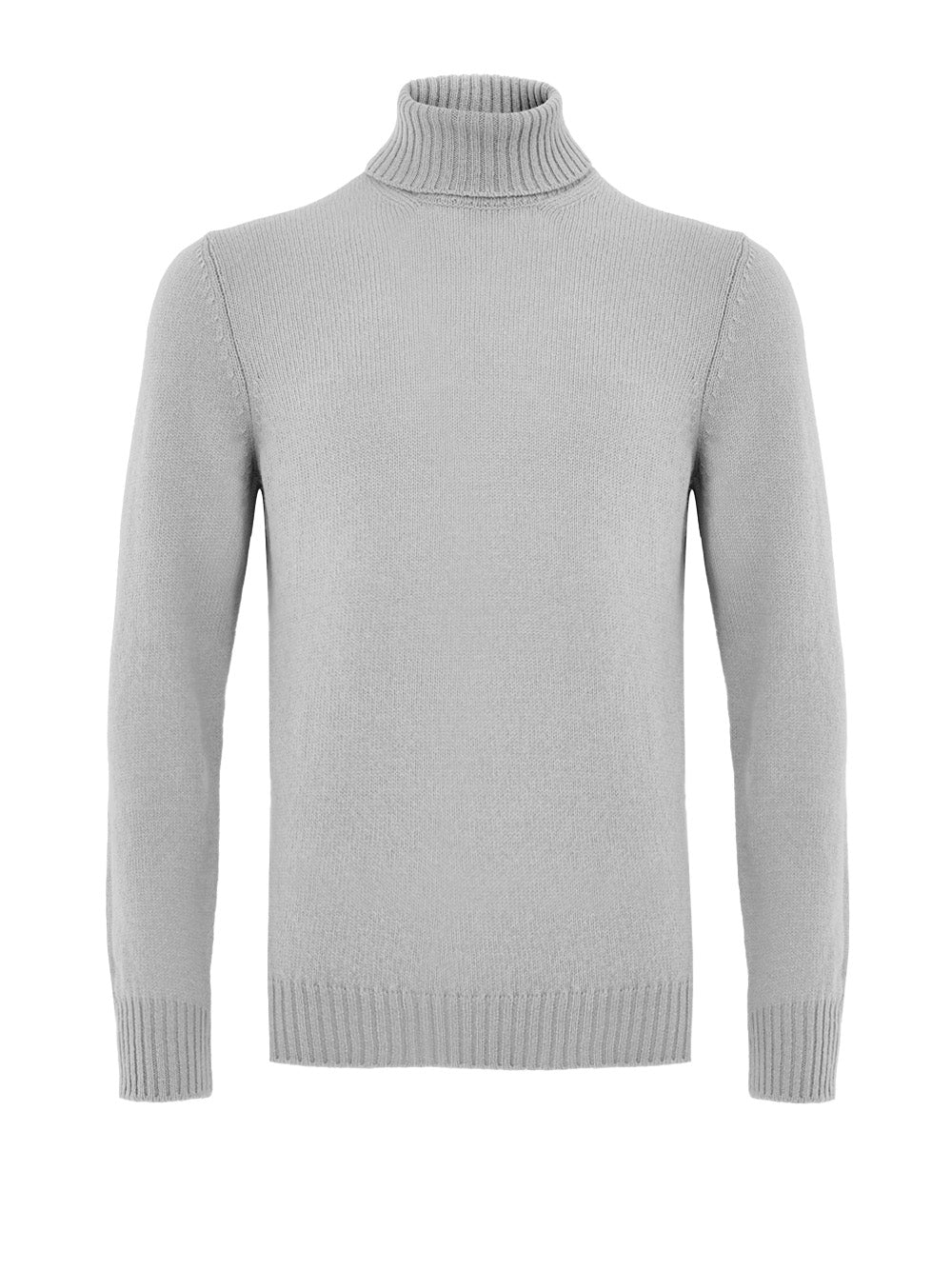 Gran Sasso Gray Wool Turtleneck Sweater