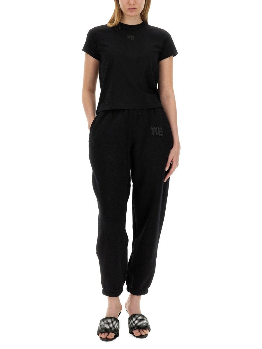 ALEXANDERWANG.T JOGGING PANTS WITH LOGO
