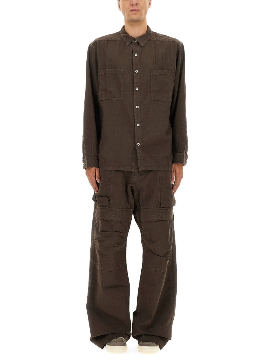 RICK OWENS DRKSHDW "JUMBO OUTERSHIRT" SHIRT
