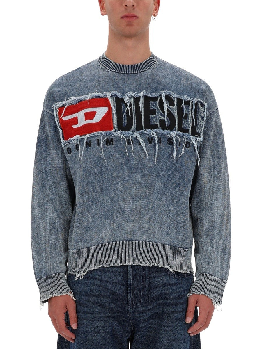 Diesel "K-FRONZI" JERSEY WITH LOGO