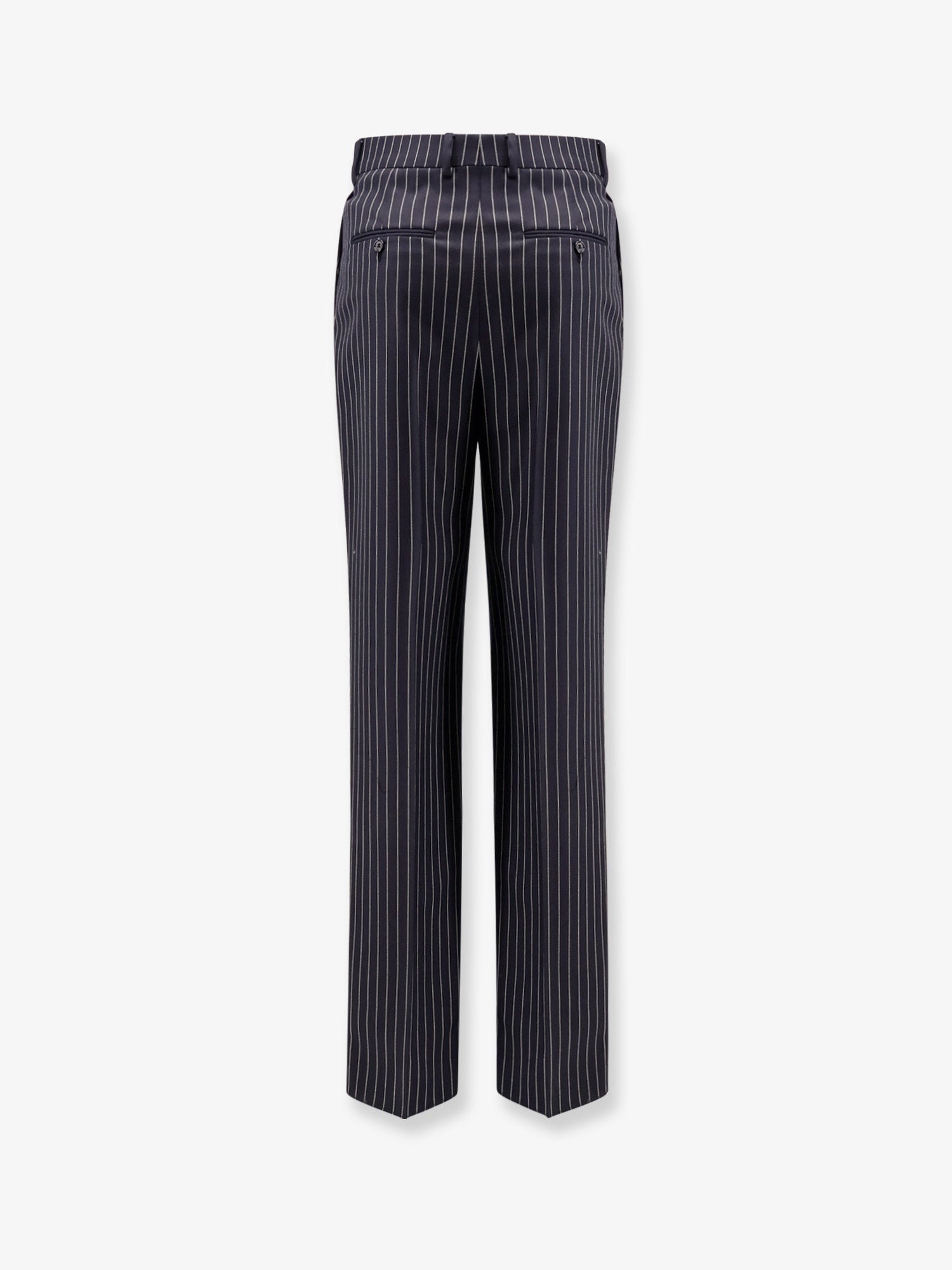 Celine Keith wool trousers with pinstripe motif