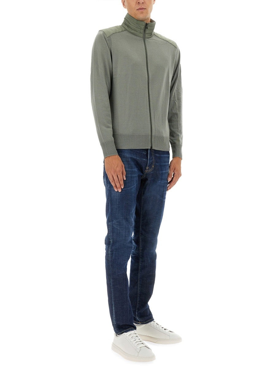 BELSTAFF "KELBY" CARDIGAN WITH ZIPPER