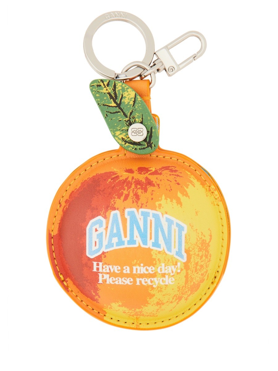 GANNI KEYCHAIN "APPLE"