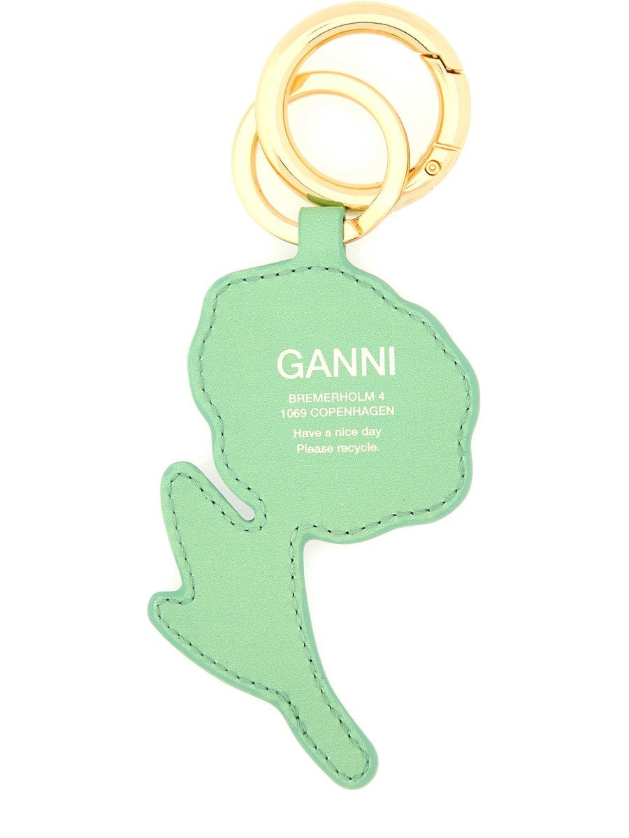 GANNI KEYCHAIN "FLOWER"