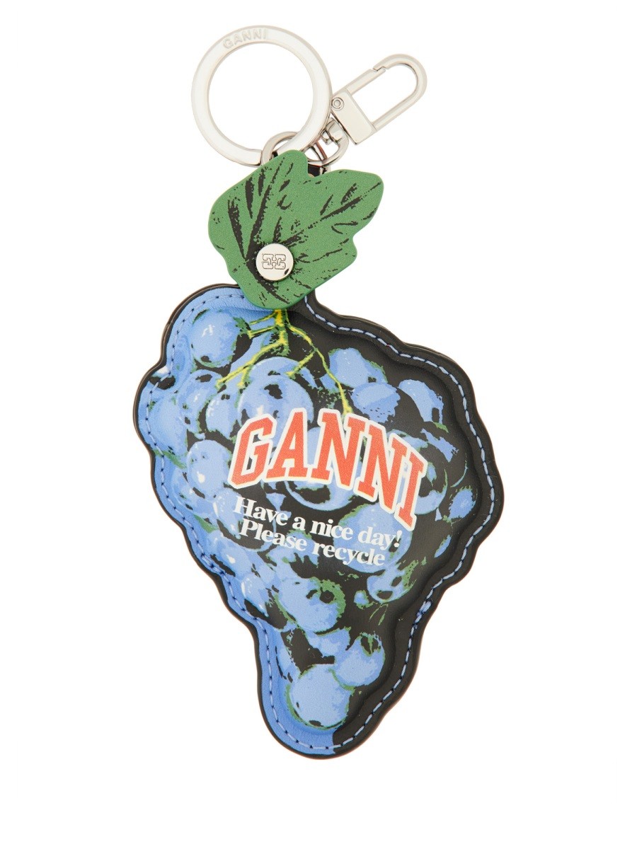 GANNI KEYCHAIN "GRAPE"