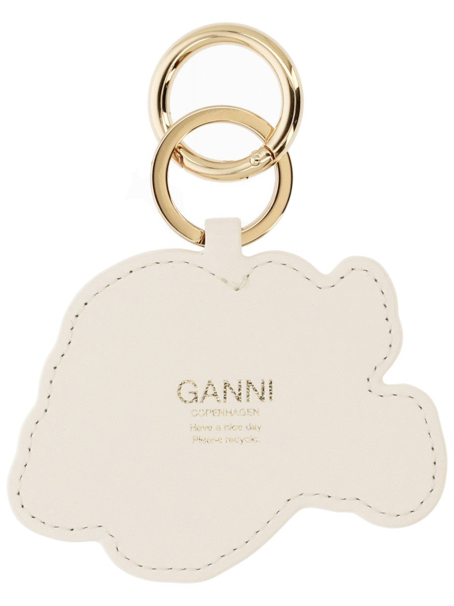 GANNI KEYCHAIN WITH PUPPY